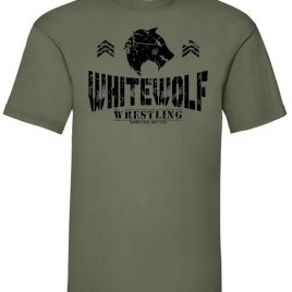 Camiseta verde WHITEWOLF WRESTLING 2022